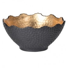 August Grove Sathy Stoneware Gilded Decorative Bowl AGTG3498